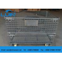 Buy cheap Collapsible Assemble Wire Mesh Cages Storage , AS4084 Approval Metal Wire Cage product