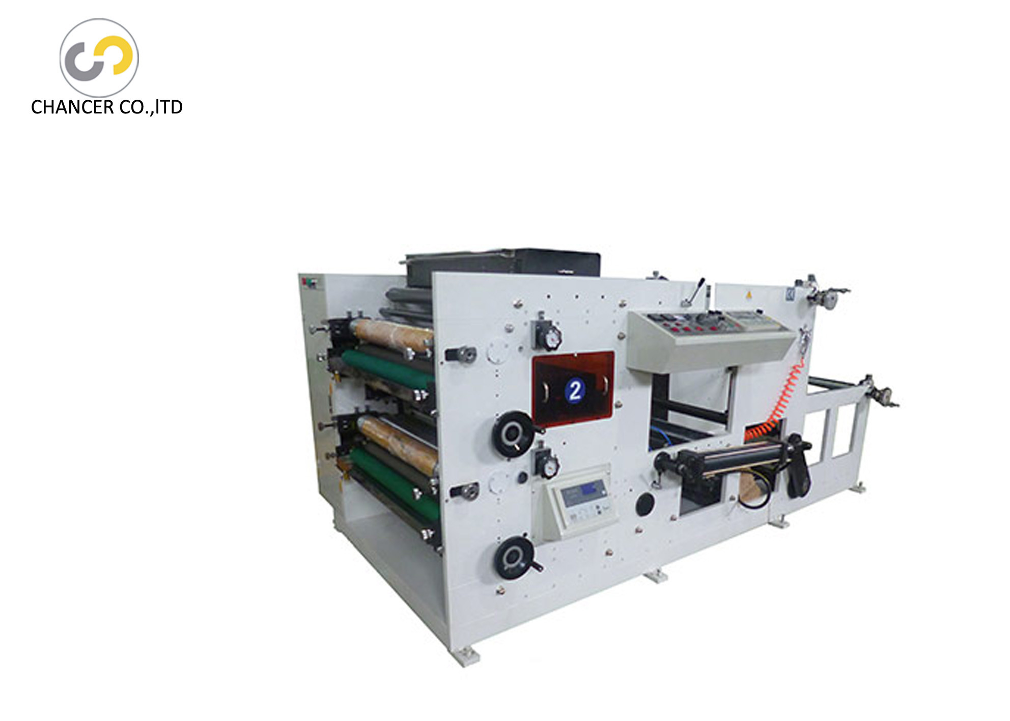 2 colors paper cup aluminium foil paper bag flexo printing machine