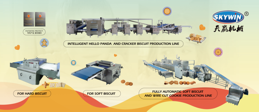 Automatic Soft Biscuit Making Machine Gas Oven Baking Equipment Soft Biscuit Production Line
