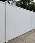 Buy cheap PVC Privacy Fence White Vinyl Fencing House Fence Outdoor Plastic Garden Fence from wholesalers