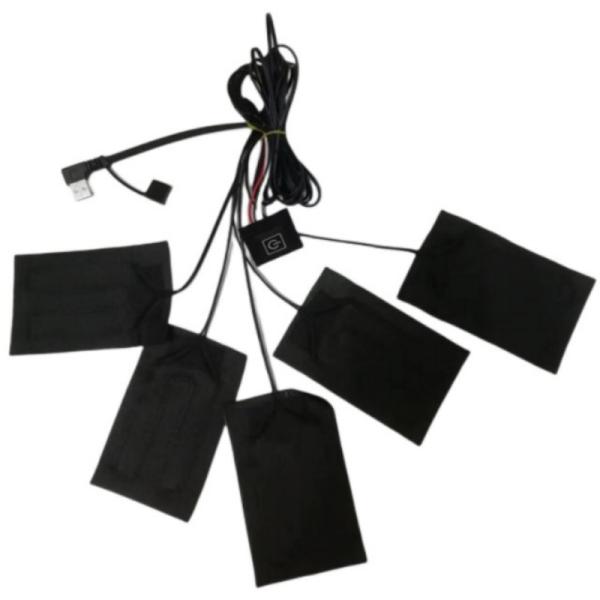 Buy cheap Blanket Clothes Heating Pads 5pcs Each 7x11cm 5 In One 5V USB Heat Pad For Vest from wholesalers