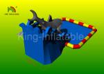 Grey Megalodon Adult & Kids Inflatable Water Parks With Slide For Outdoor