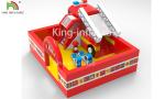 Fire Fighting Truck Theme Inflatable Jumping Bouncer Castle For Commercial