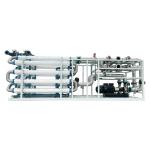 220V / 50HZ Ultrafiltration Water Cleaning System 400TPD Filter Area