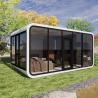 Buy cheap Glass House Living Space Prefabricated Bungalow Customized Color from wholesalers