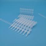 Transparent 0.2 Ml PCR Tubes 8 Tube Strips Molecular Biology Reaction Strip Tube