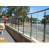 Buy cheap Flooring Mounted Stainless Steel Glass Railing For Outdoor Deck PR-GA from wholesalers
