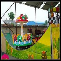 Buy cheap New amusement park rides kids track rides double wave sliding car fairground product