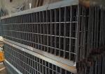 Anti-Slip Glvanized 215mm Width Steel Stair Treads Grating For Industrial