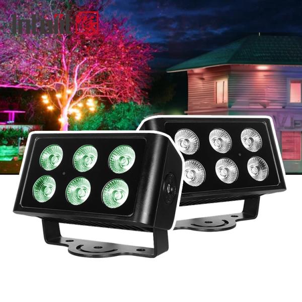 Buy cheap 6x5W IP65 Waterproof RGBW 4IN1 Outdoor Landscape Led Flood Light DM512 Control from wholesalers