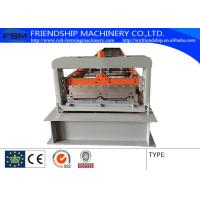 Buy cheap PLC Control 0.6-1.0MM Thickness Color Steel Roof Panel Roll Forming Machine Used product