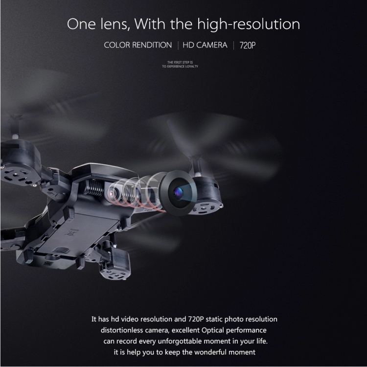 New style 2.4Ghz 4CH Altitude Hold Headless Mode One Key Return Fold 4K HD camera RC Quadcopter lf609 drone