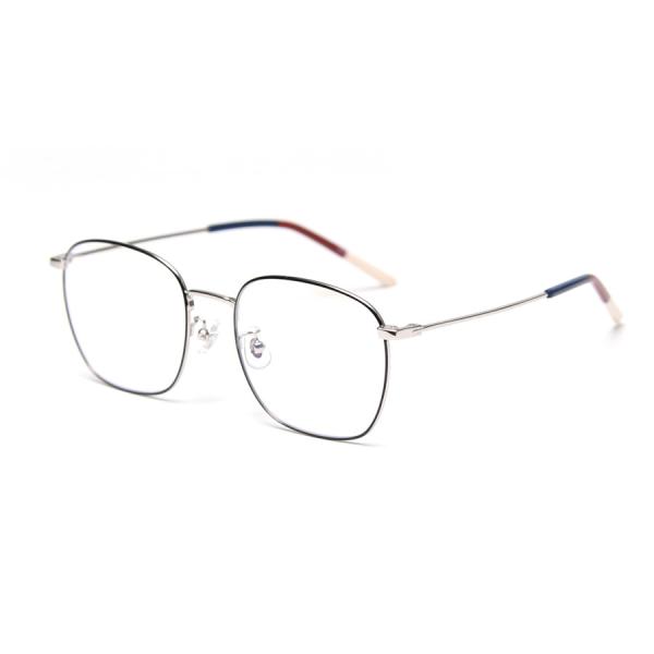 Buy cheap Metal Frame Men Women Oversize Plain Lens Glasses Myopia Optical Eye Glasses from wholesalers