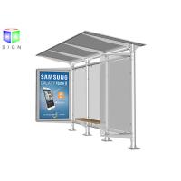 Buy cheap Bus Stop Shelter Advertising Scrolling Light Boxes Aluminum Frame 30 Watt product
