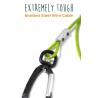 Buy cheap Steel Braided Cord Chew Proof Dog Leash 6 Feet Padded Handle Rock Climbers Carabiner from wholesalers