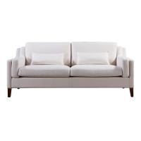 Buy cheap Customized SGS White Small 2 Seater Fabric Sofa Defaico Furniture product