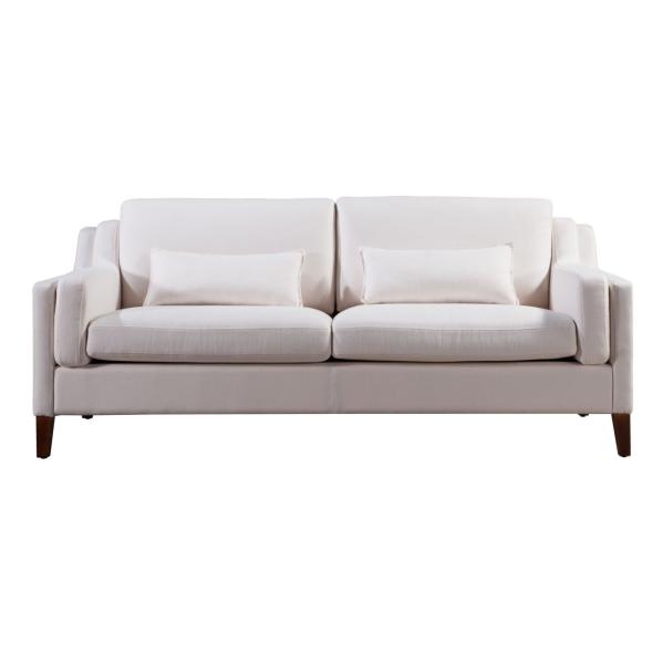 Buy cheap Customized SGS White Small 2 Seater Fabric Sofa Defaico Furniture from wholesalers