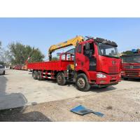 Buy cheap Faw Jiefang 8x4 Used Crane Trucks 360 Used Crane Truck For Sale product