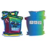 Aluminum Foil 3.5g Die Cut Mylar Bags With Zipper Top Closure