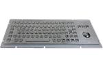 Kiosk Industrial Stainless Steel Keyboard With Trackball