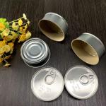 D65*27mm Round Metal Can Canned With Beef Withstand Hot Cooking