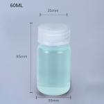 Leakproof Wide Neck Plastic PP Small Reagent Bottle 500ml 60ML