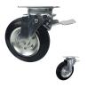 Buy cheap 150kg Loading Black Rubber Casters from wholesalers