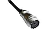 14PIN Straight Plug Industrial Wiring Harness 12PIN Welded Straight Cable Sheath