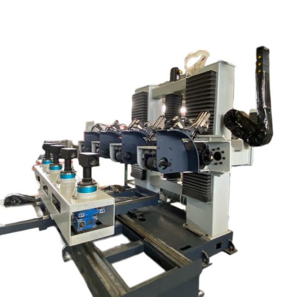 Four Stations Copper Surface Industrial Polishing Machine For Sanitary Ware