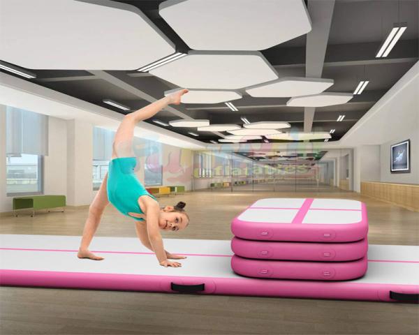 Buy cheap Mini Air Track Gym Mat / Inflatable Tumble Track Digitial Printing Logo from wholesalers