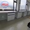 Buy cheap Customizable Chem Lab Bench Insertion Aluminum Alloy Handle Wooden Base Cabinet from wholesalers