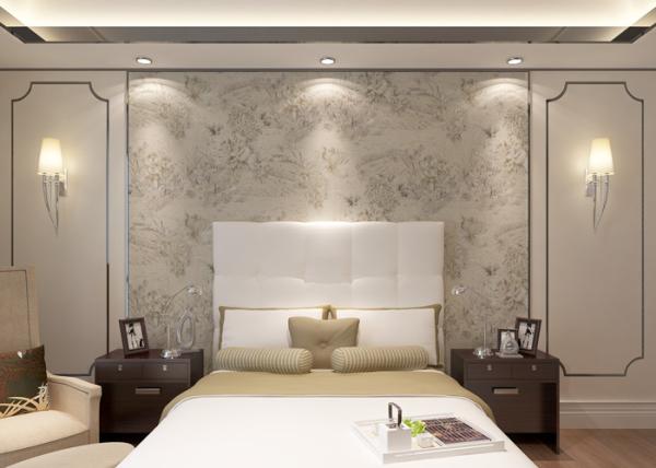 Buy cheap Moisture - Proof Rustic Floral Wallpaper Creamy White For Living Room , Bedroom from wholesalers