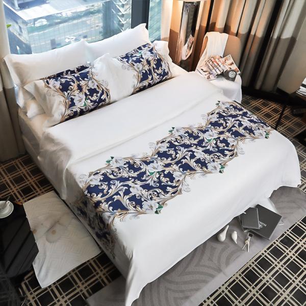 Buy cheap Star Hotel Collection King Sheet Set Customized 100% Cotton Hotel Bed Linens from wholesalers
