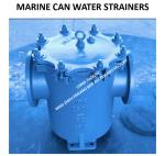 5K-300A Can Water Strainer S-Type JIS F7121 Body Cast Iron With Stainless Steel