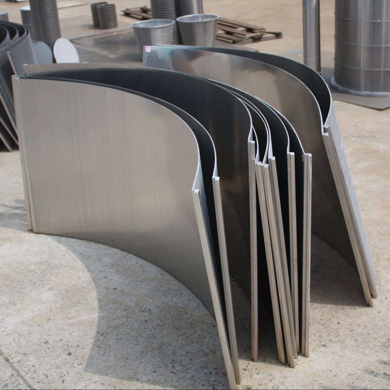 Run Down Plate Filter Side Hill Curved Strainer Sieve Bend Screen Wedge Wire Arc Screen