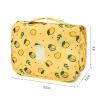 Buy cheap Roomy Zippered Lemon Oxford Ladies Hanging Wash Bag from wholesalers