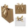 Buy cheap luxury custom printed paper gift shopping bag brown kraft paper bag with your own logo for clothing jewelry from wholesalers