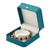 Buy cheap Custom Logo Printing Luxury PU Jewelry Box Portable Travel Earring Jewelry Storage Bag Double Storage Box from wholesalers