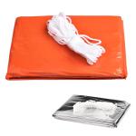 Aluminum Emergency 4 Person Single Layer Tent Shelter