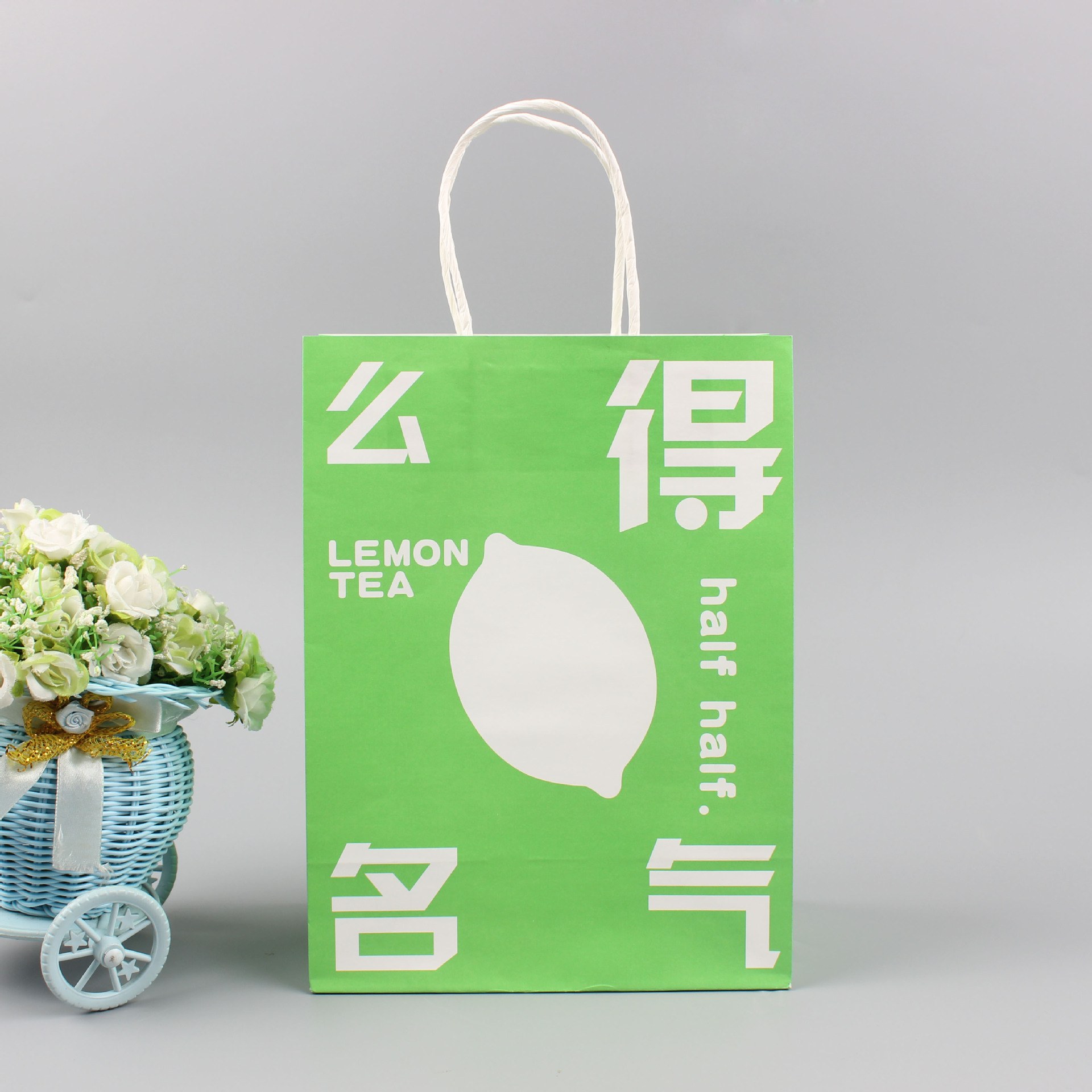 Nuts Kernels Custom Drink Coffee Tea Take Out Kraft Paper Bags With Logo For Drink Juice