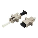 Metal Simplex / Duplex Fiber Optic Converter LC To SC Hybrid Fiber Optic Adapter