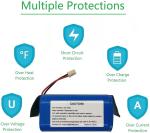 2600mah 14.4v Li Ion Battery Charger NCM Rechargeable Lithium Ion Battery IP67