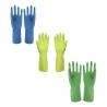 Buy cheap Long Cuff Cotton Spray Flocklined 300mm Household Cleaning Gloves from wholesalers