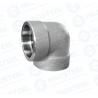 Buy cheap DIN2605 Industrial Pipe Fittings Forged Socket Weld Elbow NPT Thread from wholesalers
