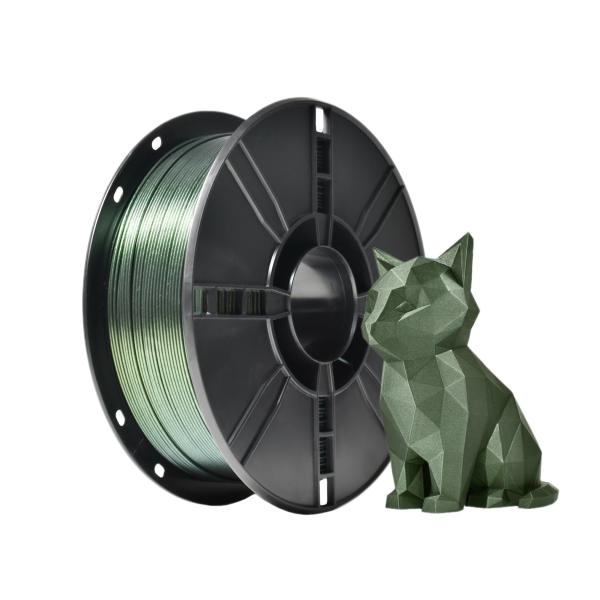 Buy cheap Green Gold Toughness Enhanced PLA Color Changing 3D Filament from wholesalers