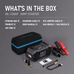 3000A 20000mAh Super Capacitor Car Jump Starter With LED Light and USB-A