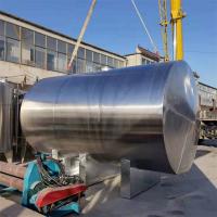 Buy cheap 2 Tons Atmospheric Pressure Used Stainless Steel Cone Bottom Tanks product