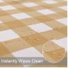 Buy cheap Beige Plaid Disposable Table Cloths from wholesalers