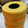 Buy cheap CE Standard Rotary Guardrail EVA Anti Climb Roller Barrier for Roadway Safety Yellow from wholesalers