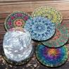 Buy cheap CM-008 Natural Rubber Round Coasters Cloth Mat Drink Mats Coasterrug from wholesalers